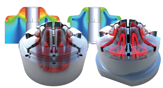 Tradizional and Performal Cooling for Buble Fluid